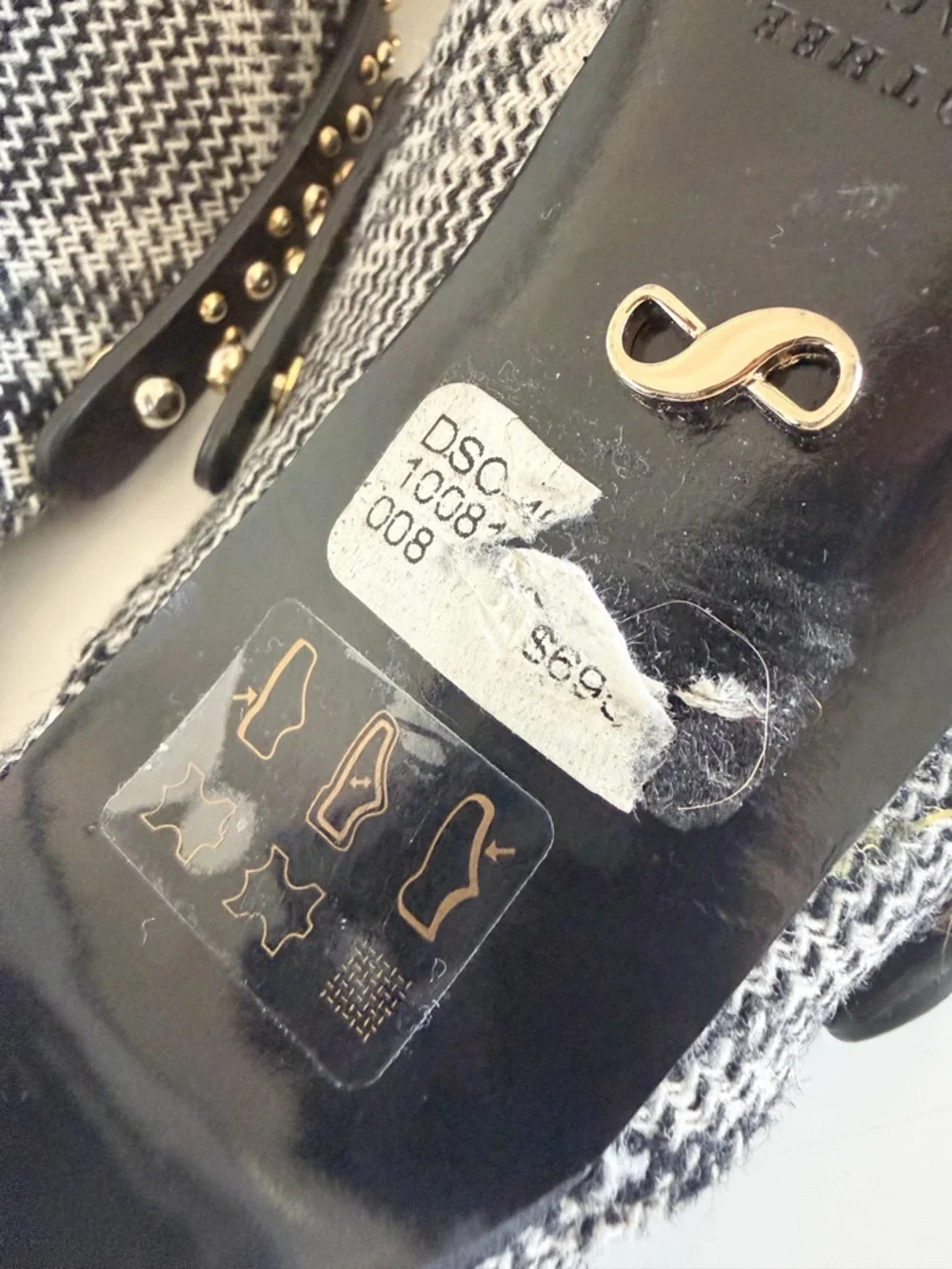 DOROTHEE SCHUMACHER • Check It Out Kitten Heel Pump in Grey - Picture 12 of 14